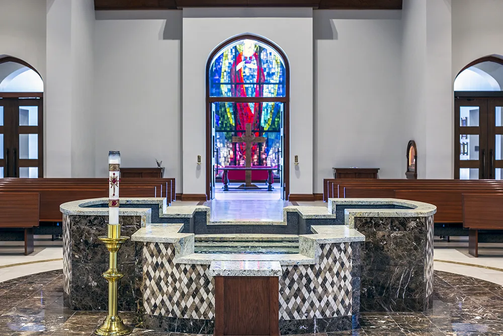 baptismal font
