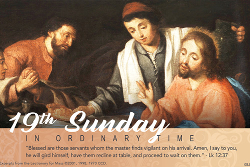 Nineteenth Sunday in Ordinary Time, August 10th, 2025