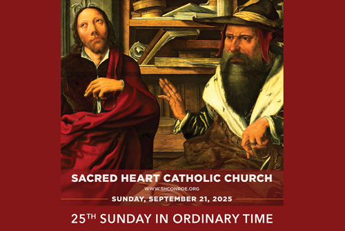 25th Sunday in Ordinary Time, September 21st, 2025