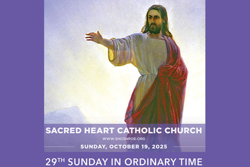 29th Sunday in Ordinary Time, October 26th, 2025