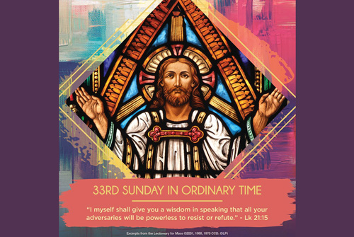 33rd Sunday in Ordinary Time, Sunday November 23rd